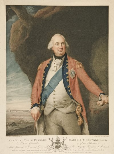 Le Très Noble Charles Marquis Cornwallis, pub. 1798 - John Singleton (after) Copley