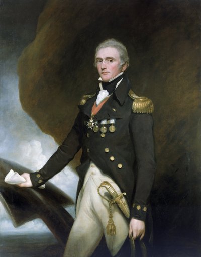 Portrait du capitaine Sir Edward Berry (1768-1831), ayant servi sous Horatio Nelson (1758-1805) à la bataille d