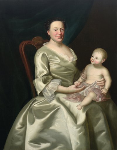 Portrait de Mme Daniel Rea et de son enfant - John Singleton Copley