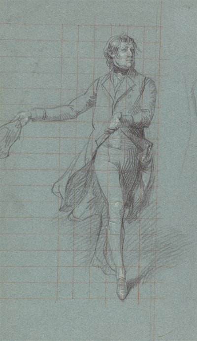 Étude pour le capitaine William George Fairfax pour la peinture "La victoire de Lord Duncan" - John Singleton Copley