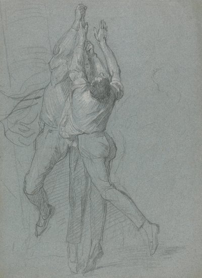 Étude de marins levant un drapeau pour la victoire de Lord Duncan - John Singleton Copley