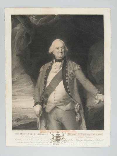 Le très noble Charles Marquis Cornwallis, maître général de l