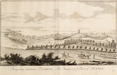 La Perspective de la Ville de Dundee - John Slezer