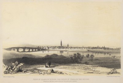 Vue de Glasgow sous le règne de Charles II - John Slezer