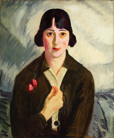 Quaker Nell (Helen M. Taylor) 1916 (Huile sur toile) - John Sloan