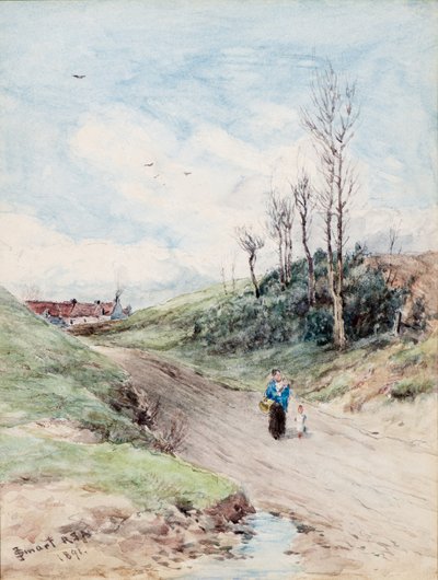 La route vers le village - John Smart