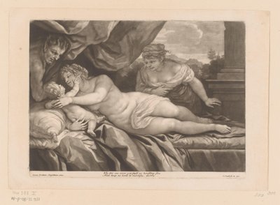 Vénus avec Cupidon et un satyre - John Smith