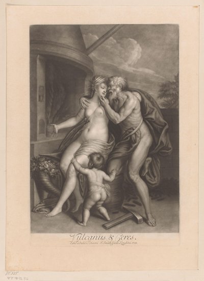 Vulcain et Cérès près de la forge (Affaires amoureuses des dieux) - John Smith