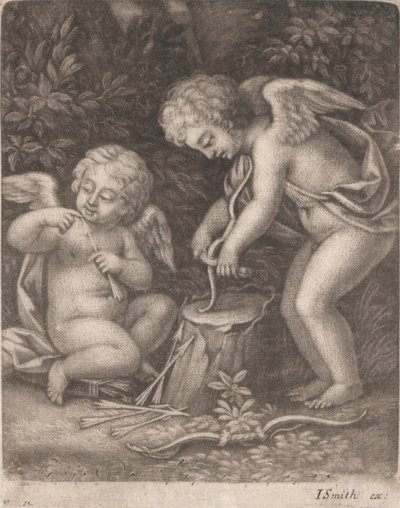 Cupidons essayant un arc - John Smith