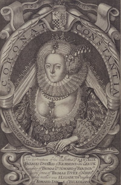 Frances, Duchesse de Richmond (1578-1639) de Generall Historie of Virginia, 1624 - John Smith 2