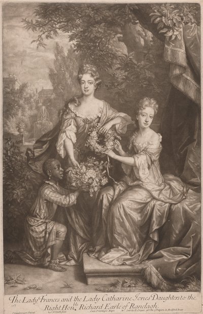 La Dame Frances et la Dame Catherine Jones, filles du très honorable Richard Comte de Ranleagh - John Smith