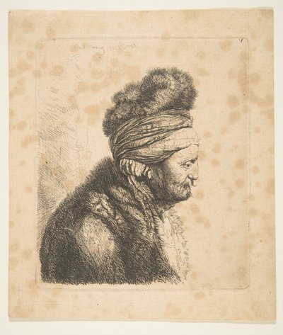 La deuxième tête orientale copie inversée, 18e siècle - John Smith 2