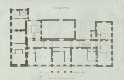 Chillington Hall : gravure - John Soane