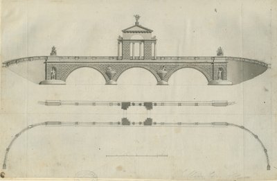 Chillington Park - Pont proposé, nd [1789] - John Soane