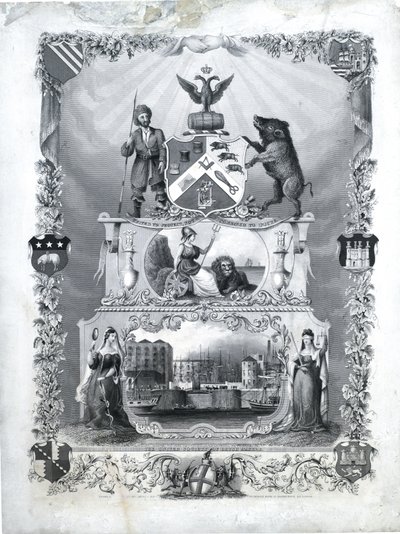 La Société Unie des Fabricants de Brosses, c.1840 (gravure sur papier) - John & Son Shury