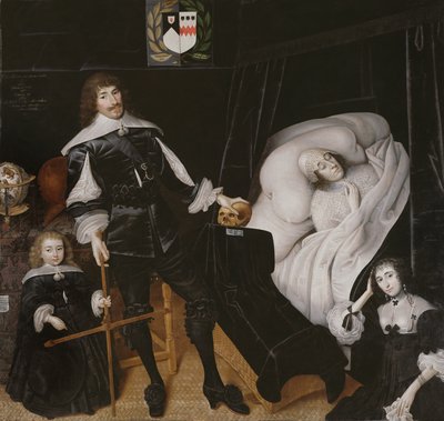Sir Thomas Aston au chevet de sa femme - John Souch