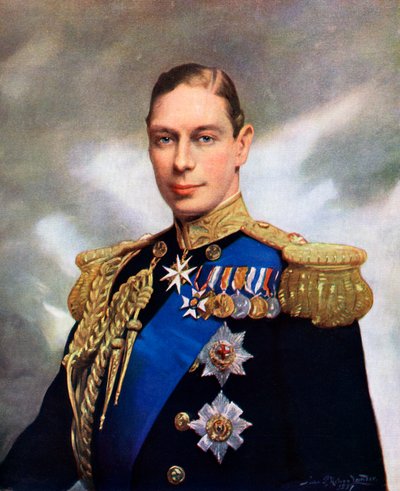 Portrait de couronnement du roi George VI en 1937 - John St. Helier Lander