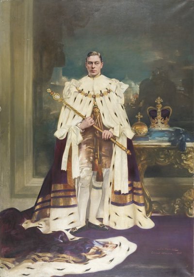 Portrait de S.M. le roi George VI - John St. Helier Lander