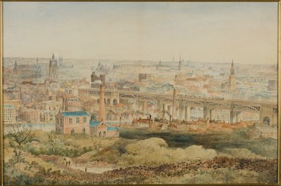 Newcastle upon Tyne depuis Windmill Hills, Gateshead, 1887 - John Storey