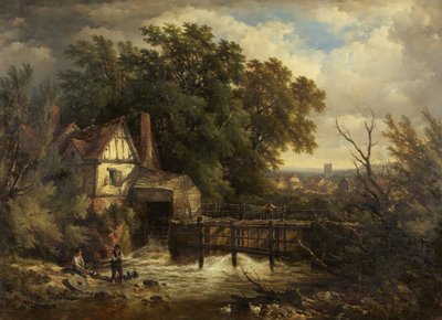 Un ruisseau de moulin du Surrey - John Syer