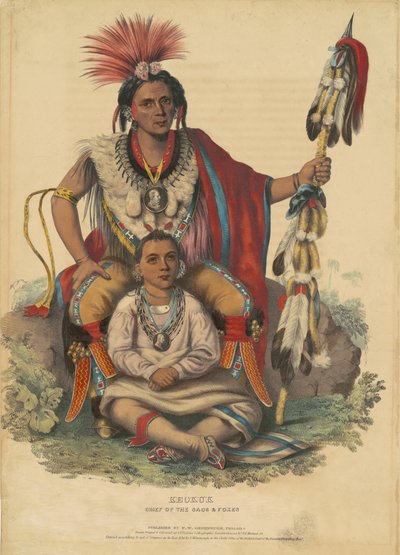 Keokuk, Chef des Sacs et des Renards, 1838 - John T. Bowen