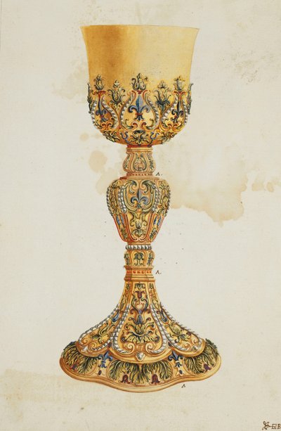 Un calice dans le trésor de Saint-Pierre, Rome - John Talman