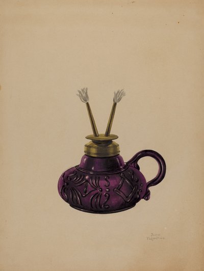 Lampe, vers 1937 - John Tarantino