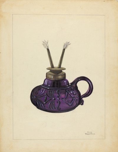 Lampe, vers 1940 - John Tarantino
