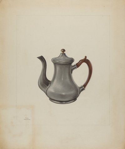 Théière en étain - John Tarantino