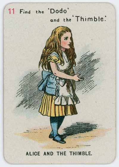 Alice et le dé à coudre - John Tenniel