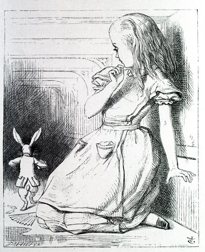 Alice et le lapin - dans "Les aventures d
