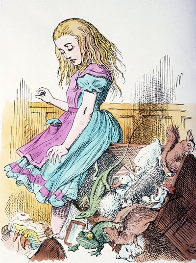 Alice entourée d