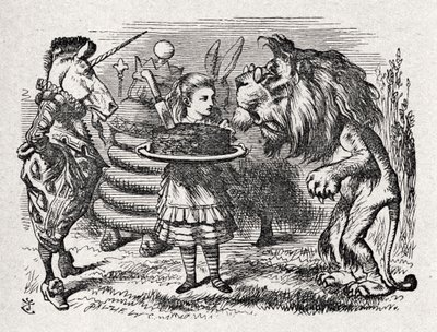 Alice le Lion et le - John Tenniel