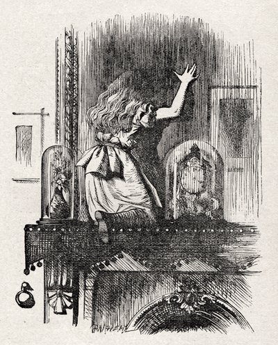Alice à travers le miroir - John Tenniel