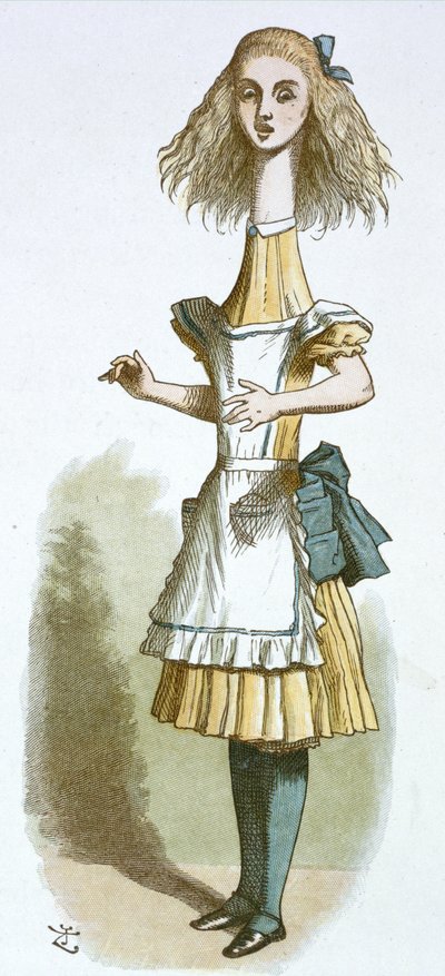 Alice au long cou - John Tenniel