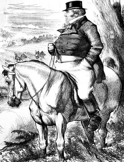 John Bull regardant les manœuvres d