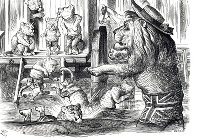 Les conseils de Punch aux vacanciers britanniques en bord de mer - John Tenniel