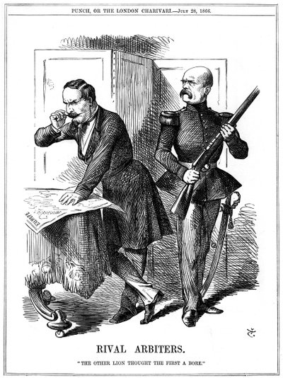 Arbitres rivaux, 1866 - John Tenniel