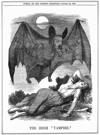 Le Vampire irlandais, 1885 - John Tenniel