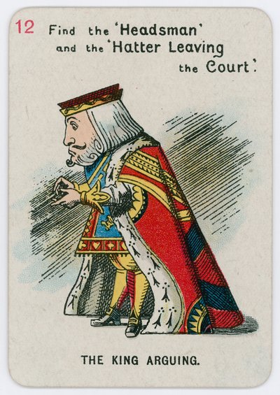 Le roi argumentant - John Tenniel