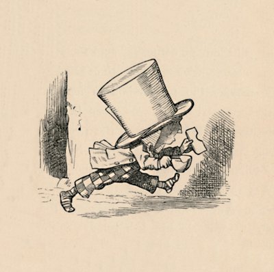 Le Chapelier fou, dans le chapitre Les Tartes, 1889 - John Tenniel