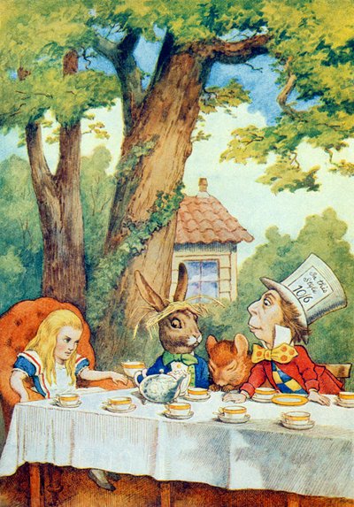 Le thé du Chapelier fou, illustration de 