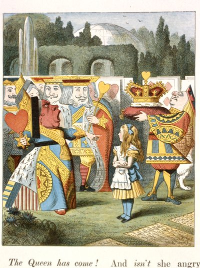 La reine en colère. La Reine de Cœur. - John Tenniel