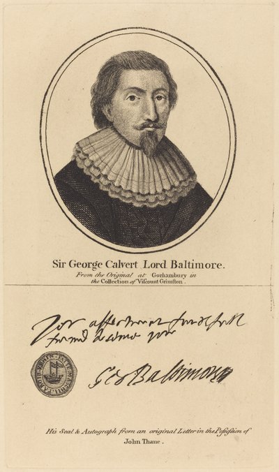 Sir George Calvert, Lord Baltimore - John Thane
