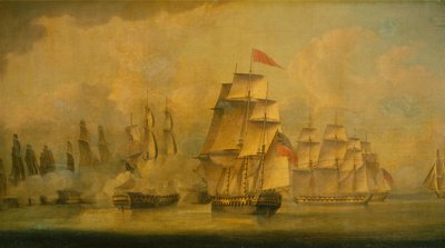 Bataille du détroit de Malacca, 15 février 1804 - John Thomas Serres