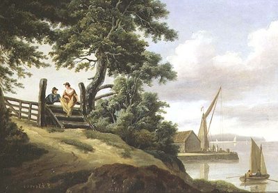 Amoureux près d