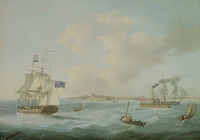 Navires au large de Margate, 1825 - John Thomas Serres