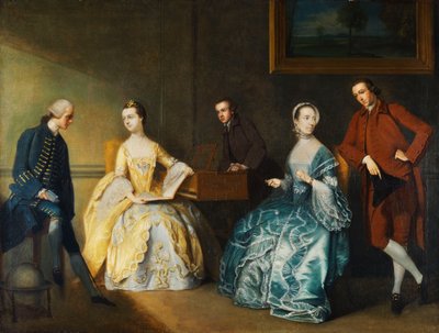 Portrait de groupe de la famille Chambers - John Thomas Seton