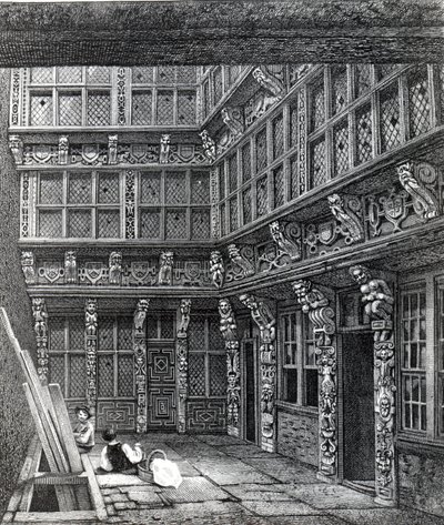 Un magnifique manoir récemment situé dans Hart Street, Crutched Friars, publié dans 