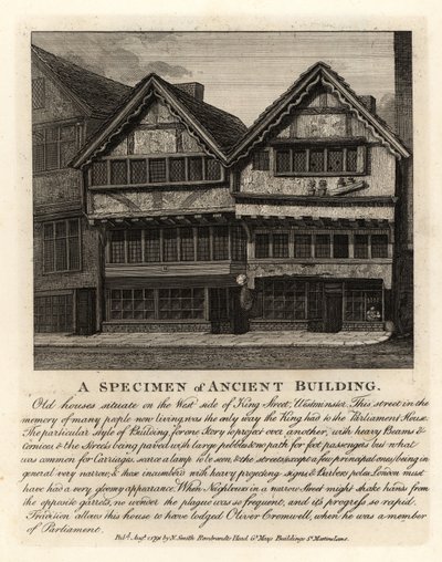 Un spécimen de bâtiment ancien - John Thomas Smith